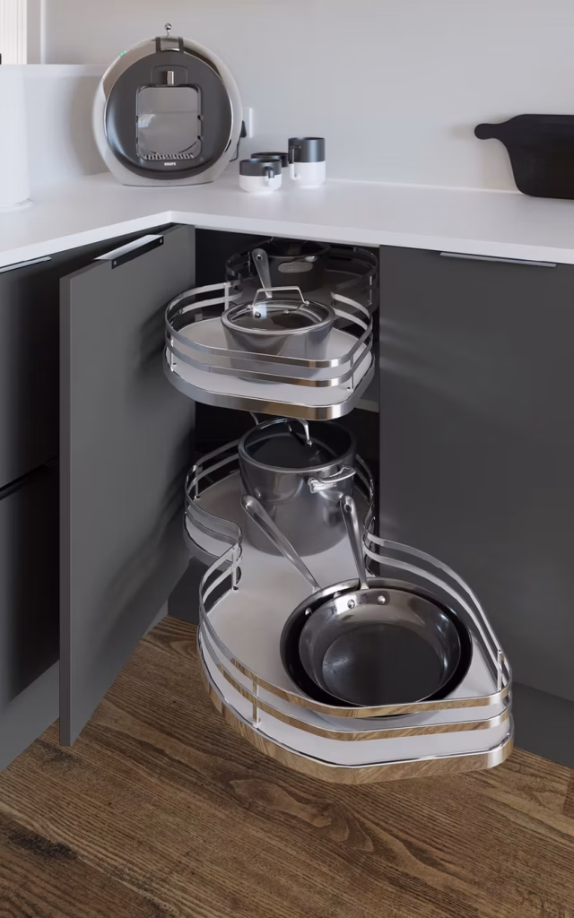 Sapore Pewter - Nuvola Pull-Out Soft-Close