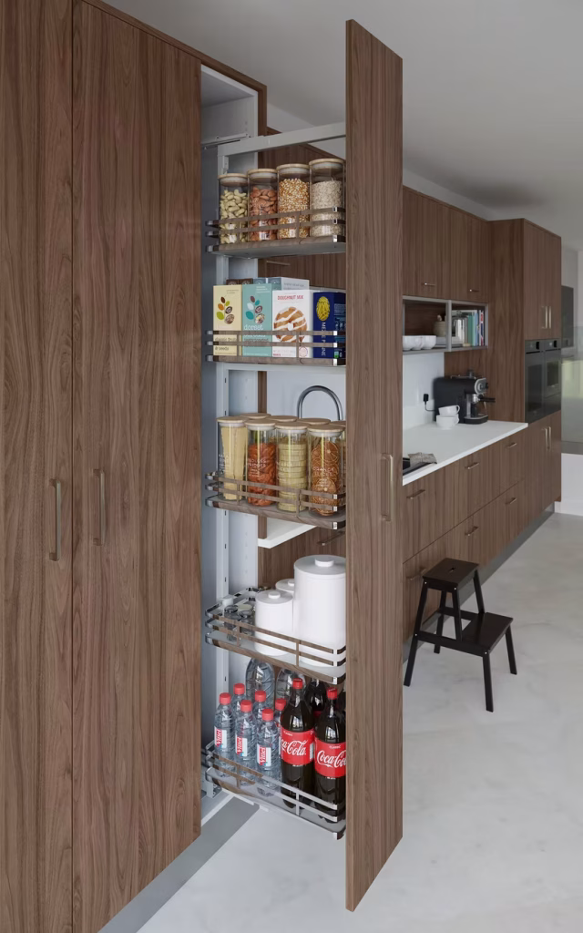Textura Walnut Natural - Pull Out Larder