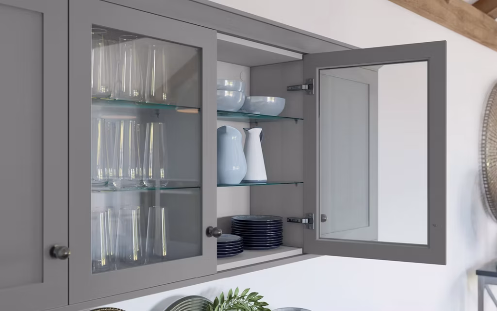 Shenaya Dust - Glass Wall Cabinet