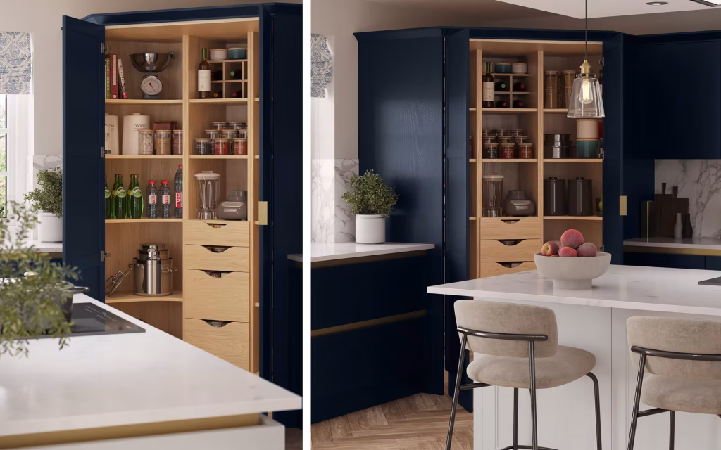 Verona HL Deep Blue & Light Grey - The Walk-In Pantry